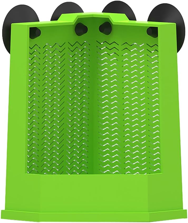 Bearded Dragon Feeder Corner Reptile Feeder Box Wall-Mounted Terrarium Feeder With Suction Cups For Lizard Iguana Gecko Bearded Dragon