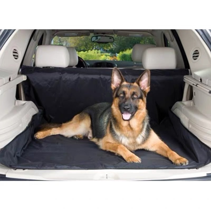 Extra Large Car Cushion, Portable Protective Pad With 4 Handles, Foldable Travel Gadget, Interior Dirt-resistant Mat, Waterproof, Universal For Dogs In The Back Seat.