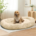 Large Dog Bed 67x43x8 Inches - Super Soft, Machine Washable & Portable With Handles, Non-Slip Bottom For Safety